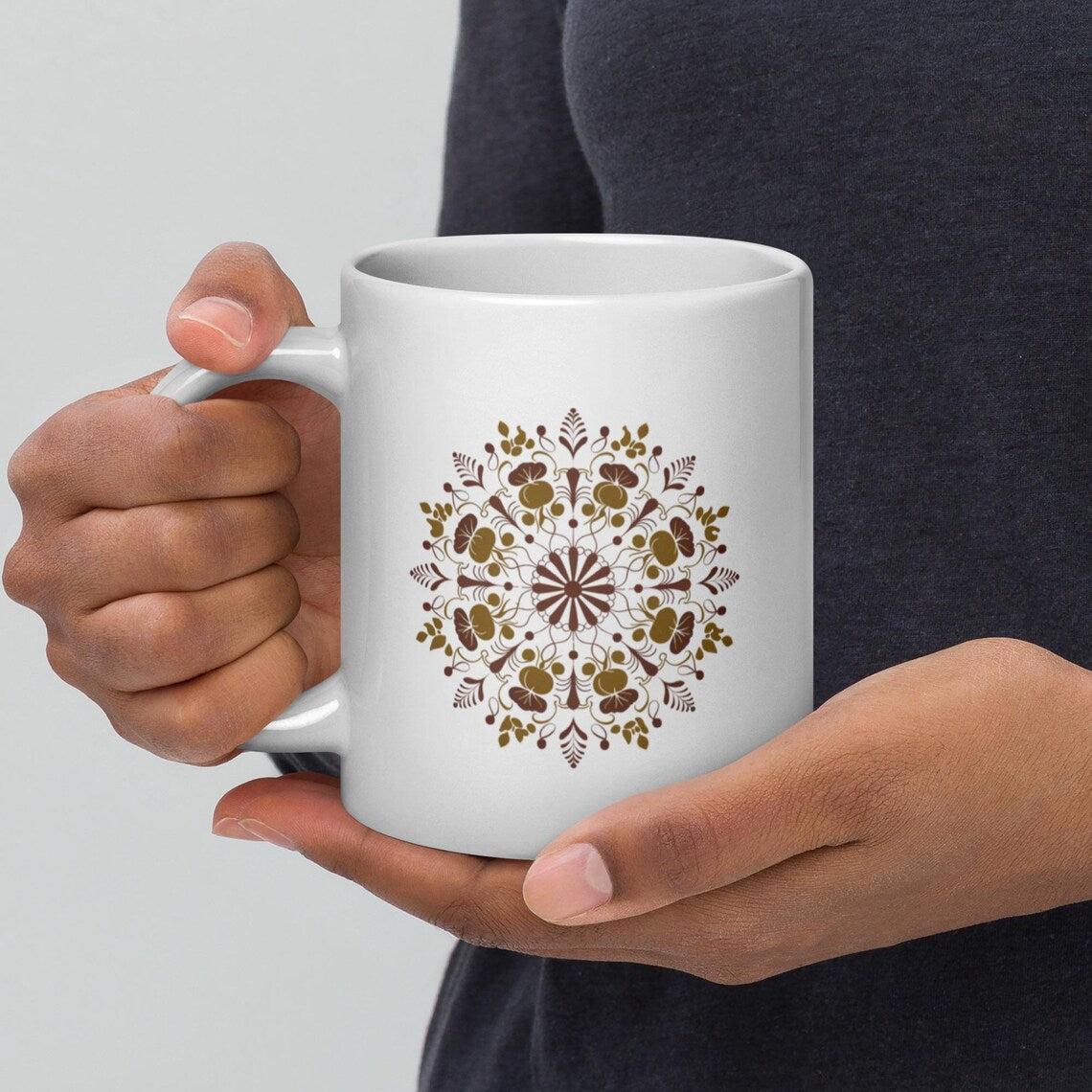 Thanksgiving Ceramic Mug - Cute Fall Coffee Cup, Harvest Décor, Gift for Friends & Family, Holiday Kitchenware, Autumn Drinkware